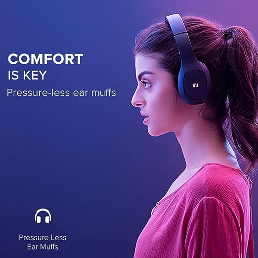 MI Super Bass Bluetooth Wireless On Ear Headphones with Mic (Black and Red) MI Super Bass Bluetooth Wireless On Ear Headphones with Mic (Black and Red)